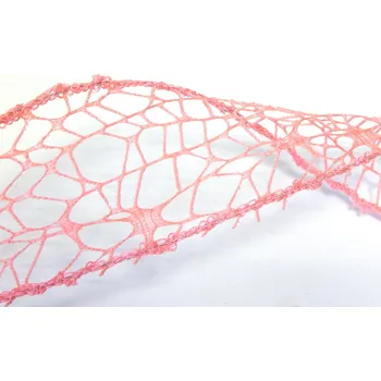 Stuha Stuha dekorační, barva růžová, spider, 5 cm, návin 9,1m/bal.