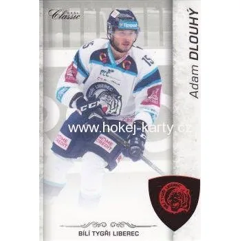 Karetní hra paralel karta ADAM DLOUHÝ 17-18 OFS Classic Ser. 1 Red /29