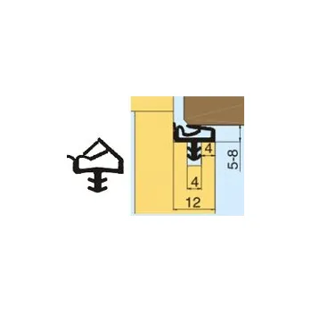 Těsnění do okna a dveří Těsnící profil L 3030 (hnědá rustik / 50m)