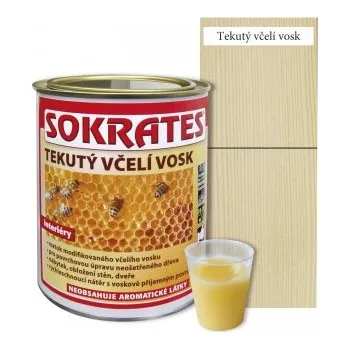 Olej na dřevo Sokrates Tekutý včelí vosk 0,6l Platina 159 (roztok včelýho vosku v organických rozpouštědlech k úpravě dřeva v interiéru)