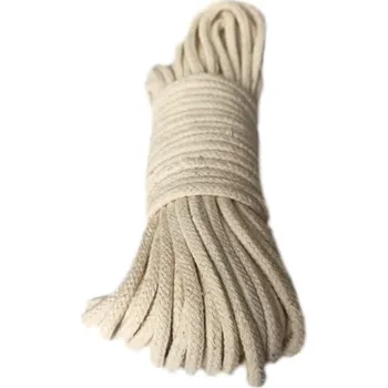 Příze Šnůra pletená BAVLNA režná 5mm, barva Béžová sv.