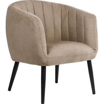 Křeslo Béžové látkové křeslo Somcasa Venice