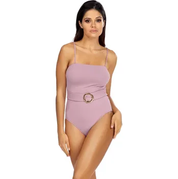 Dámské plavky Dámské jednodílné plavky L4417/1 - LORIN pudrově růžová 42/85