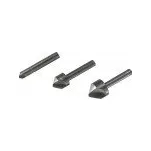 Sada záhlubníků, 3- dílná, 6, 12, 16 mm, stopka 6 mm, Wolfcraft, 2504000