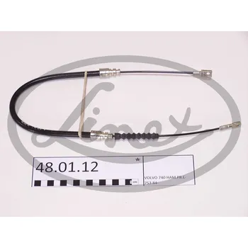 Lanko parkovací brzdy Tazne lanko, provozni brzda, , 13872577, 68190339, LINEX, 48.01.12