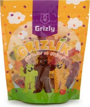 Bonbon Grizly Grizlíci se stévií XXL 250 g
