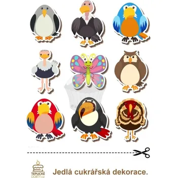 Jedlá dekorace na dort Caketools Jedlý papír "MIX 4" - A5