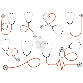 Jedlá dekorace na dort Caketools Jedlý papír "lékař 2 " - A4