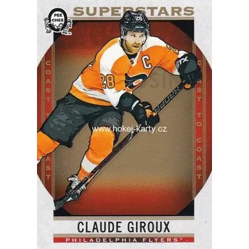 Karetní hra insert karta CLAUDE GIROUX 18-19 OPC Coast to Coast Superstars číslo 139