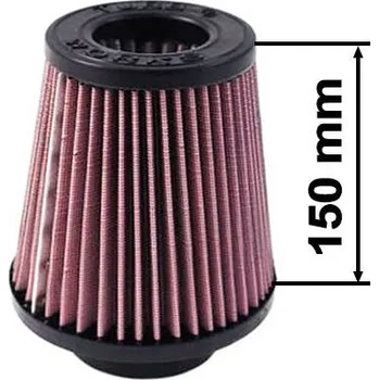 Zadní díl výfuku Kuželový filtr TURBOWORKS H:150mm OTW:60-77mm Purple