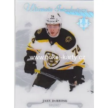 Karetní hra insert RC karta JAKE DeBRUSK 17-18 UD Ultimate Introductions číslo UI-34