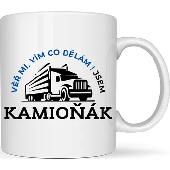 Hrneček - Jsem kamioňák vím co dělám (modrý text)