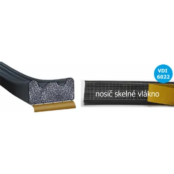 Těsnění do okna a dveří Samolepicí těsnění KRONSTRIP (10 x 5 mm / 100 m / černá / 100m)