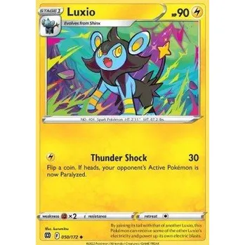 Sběratelská karetní hra Pokémon BRS 050/172 Luxio - Brilliant Stars Stav: Near Mint, Verze: REVERSE HOLO