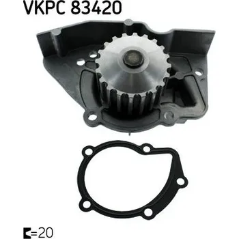 Chladič motoru Vodní čerpadlo, chlazení motoru SKF VKPC 83420