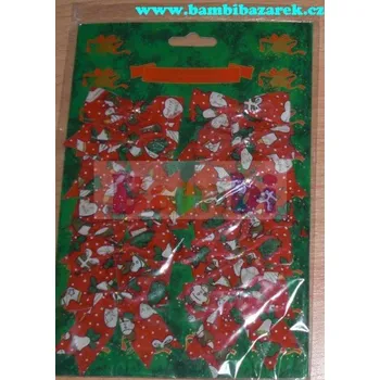 Vánoční dekorace Vánoční dekorace (mašličky 12 kusů)