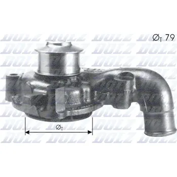Chladič motoru Vodní čerpadlo, chlazení motoru DOLZ F155