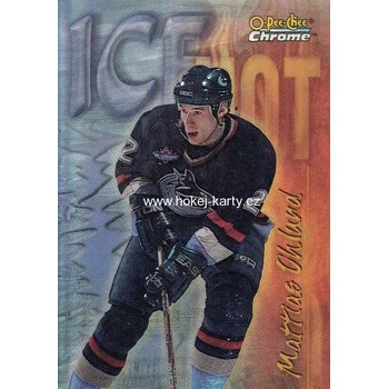 Karetní hra insert karta MATTIAS OHLUND 98-99 OPC Chrome Season´s Best Refractor číslo SB11