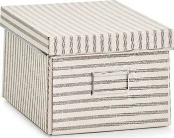 Úložný box Zeller Lepenková krabice s víkem 8,82 l béžová