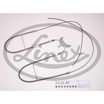 Lanko parkovací brzdy Tazne lanko, provozni brzda, , 6057572, LINEX, 15.01.49