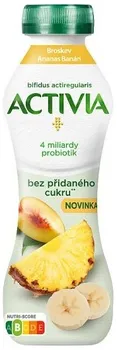 ACTIVA Probiotický jogurtový nápoj broskev/ananas/banán 270 g
