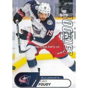 Karetní hra insert RC karta LIAM FOUDY 20-21 NHL Rookie Box Set Rookies číslo 5
