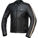 Kožená bunda na motorku iXS LD STRIPE X73027 černá 52H