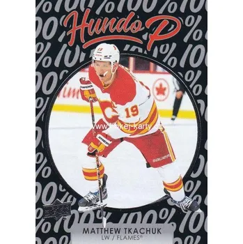 Karetní hra insert karta MATTHEW TKACHUK 21-22 UD Ser. 1 Hundo P číslo HP-25