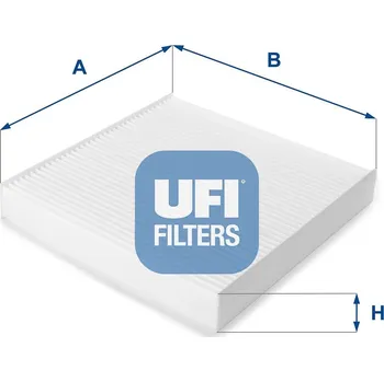 Ventilátor topení a klimatizace Filtr, vzduch v interiéru UFI 53.039.00