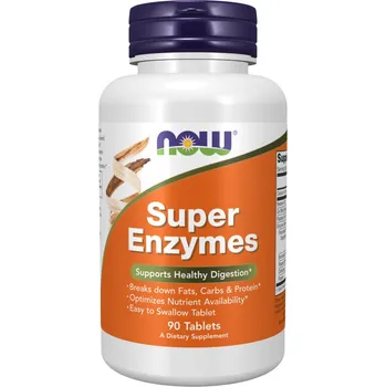 Now Foods Super Enzymes tablety, 90 tbl.