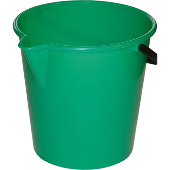 Kýbl plastový - 12 l s výlevkou MIX BAREV