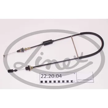 Lanko parkovací brzdy Lanko plynu, , 46764471, LINEX, 22.20.04