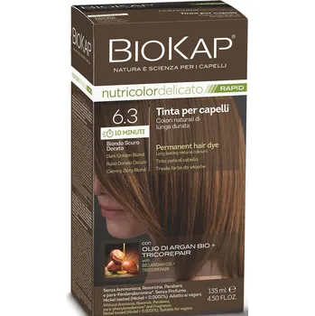 Biosline Biokap Nutricolor Delicato Rapid 135 ml, 6.30 tmavá blond zlatá