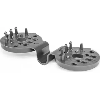 Příslušenství pro plot BRADAS Upínací spona BUNGEE CORD CLIPS šedá