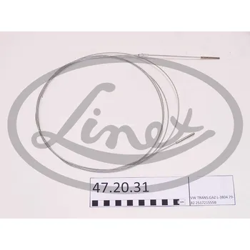 Lanko parkovací brzdy Lanko plynu, 11063, LINEX, 47.20.31