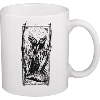 Hrnek malý bílý s potiskem Chasos (Hrníček)