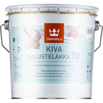 Lak na dřevo Tikkurila Kiva 70 - 2,7l Odstín: Transparentní