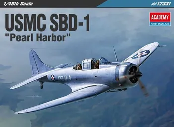 Plastikový model Academy USMC SBD-1 Pearl Harbor 1:48