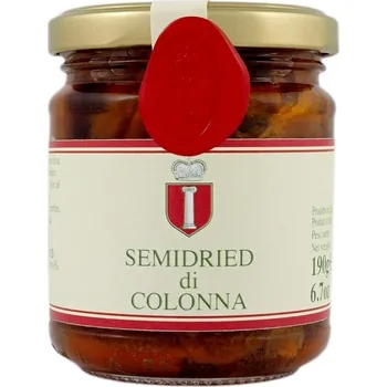 Rostlinný olej Polosušená rajčata Marina Colonna (Tomato Semidried) 190 g