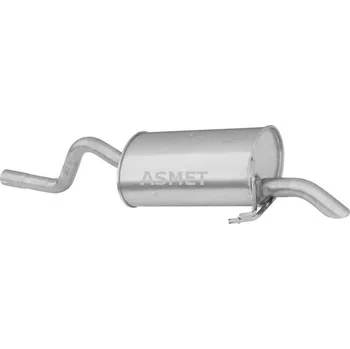 Výfukový systém Koncový tlumič výfuku ASMET 10.085