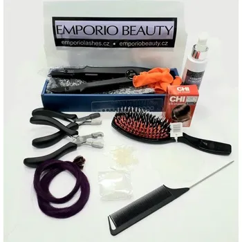 Příčesek EMPORIO Lashes SADA na prodlužování vlasů metodou KERATIN za tepla-PROFI
