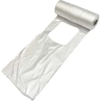 Sáček na potraviny tašky mikrotenové HDPE 3kg, 220+120x400 mm,9,5my - transparentní (250 ks/balení)