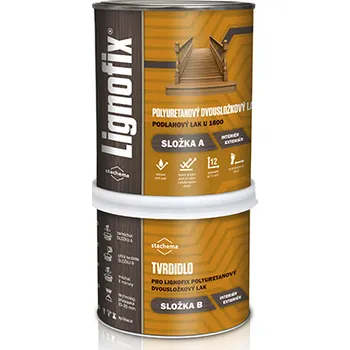 Lak na dřevo LIGNOFIX Polyuretanový dvousložkový lak na dřevo (5 l / lesk / 1ks)