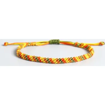 Náramek Pletený macrame náramek - JUICY