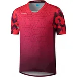 Cyklistický dres Shimano MYOKO S.S. JERSEY, red Velikost: XL