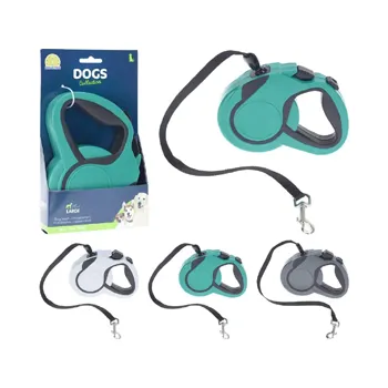 Vodítko pro psa Vodítko pro psa samonavíjecí vel. L, 8m/35kg, mix barev