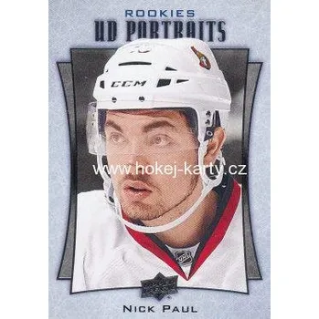 Sběratelská karetní hra insert RC karta NICK PAUL 16-17 UD Ser. 2 Portraits Rookies číslo P-107