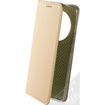 Pouzdro na mobilní telefon 1Mcz Magnet Book flipové pouzdro pro Honor Magic4 Pro zlatá (gold)