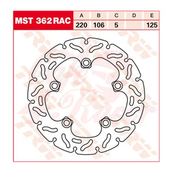 Brzdový kotouč Brzdový kotouč TRW Lucas MST362RAC, plný