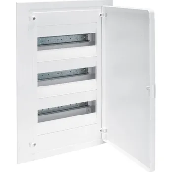 Rozvaděč VF312PS Rozvodnice zapuštěná Golf, IP40, 3-řadá, 36 mod., plná dvířka, bezšr. svorky, Hager